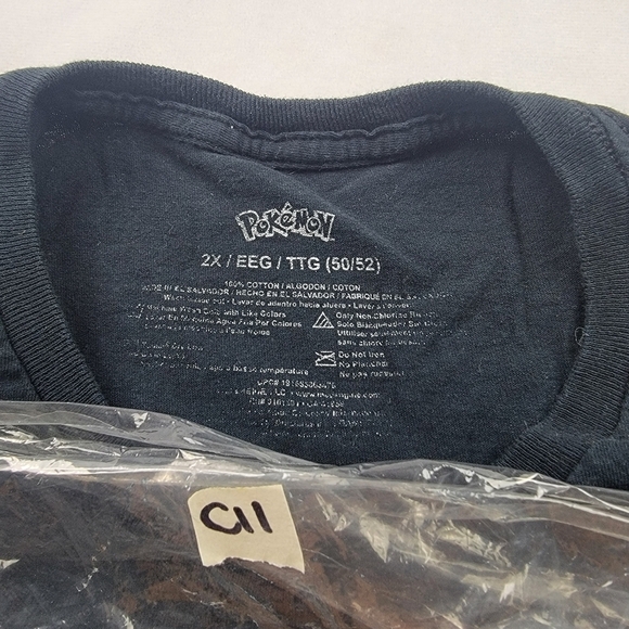 Pokémon Pikachu black tshirt - Picture 4 of 4